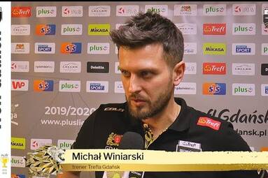 Trener Michał Winiarski na zakończenie pierwszej rundy rozgrywek | Trefl Gdańsk