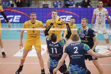 PGE Skra Bełchatów w bólach, ale z awansem w Pucharze Polski