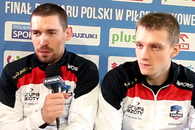 Dawid Konarski i Łukasz Wiśniewski po finale Pucharu Polski