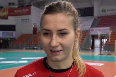 Kornelia Moskwa przed meczem z Volley Wrocław