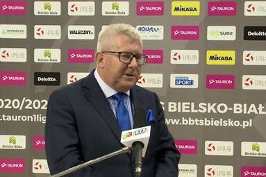 Ryszard Czarnecki o meczu BBTS Bielsko-Biała - Polski Cukier Avia Świdnik.