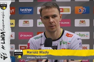 Fabian Drzyzga oraz Mariusz Wlazły po meczu z Asseco Resovią Rzeszów | Trefl Gdańsk