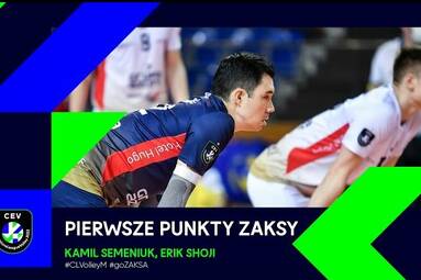 PIERWSZE PUNKTY ZAKSY W LIDZE MISTRZÓW | Kamil Semeniuk, Erik Shoji