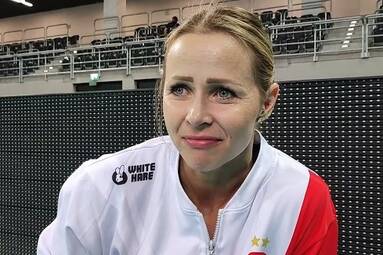  Paulina Maj-Erwardt po meczu z UNI Opole