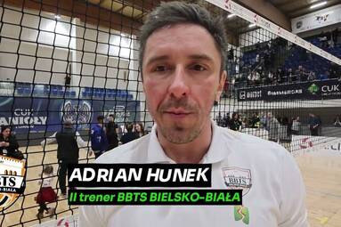 Adrian Hunek po przegranej BBTS Bielsko-Biała w Toruniu [WIDEO]
