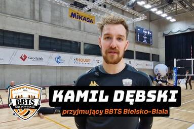 Kamil Dębski o meczu Sparta Grodzisk Maz. - BBTS Bielsko-Biała 1:3 [WIDEO]