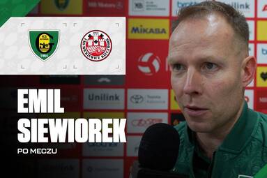 Emil Siewiorek po meczu GKS Katowice - KKS Mickiewicz Kluczbork [WIDEO]