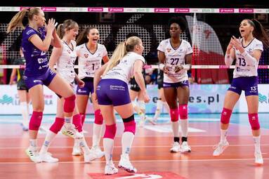 Mistrzynie Polski były w opałach, ale nie pozwoliły drużynie z Mogilna na niespodziankę [WIDEO]